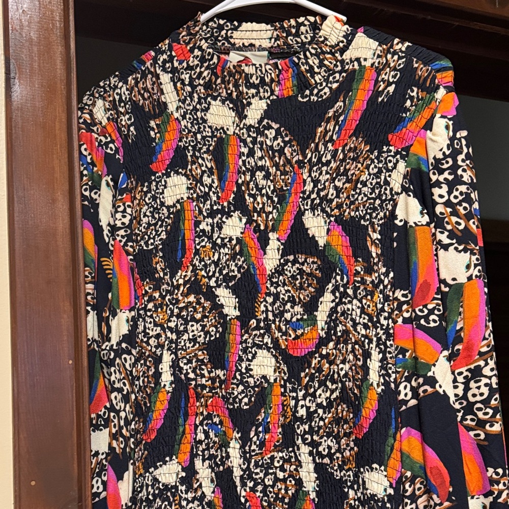 FARM Rio Multicolor Animal Print Mini Dress